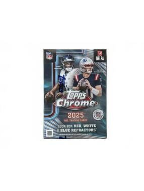 2025 Topps Chrome Football Value Box Factory Sealed NFL Cards RCs Parallels